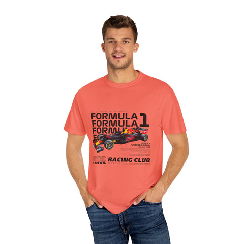 Racing Club Unisex Garment-Dyed T-Shirt - Formula 1 Graphic Tee