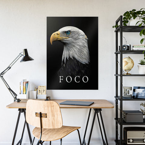 Eagle Focus Gloss Poster - Inspirational Wall Art for Home and Office