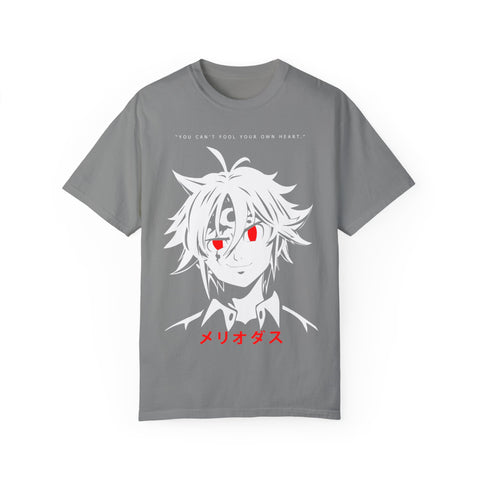 Anime-Inspired Unisex T-Shirt – 'You Can't Fool Your Own Heart' Design