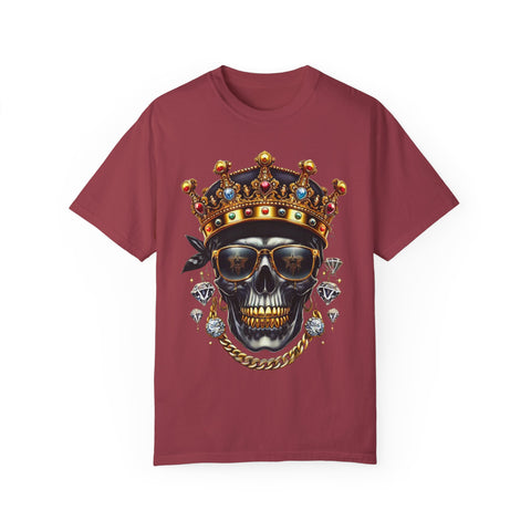 King Skull Graphic Unisex T-Shirt - Trendy Streetwear for Cool Casual Vibes