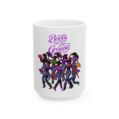 Empowered Women Ceramic Mug - Stylish 11oz & 15oz Coffee Cup