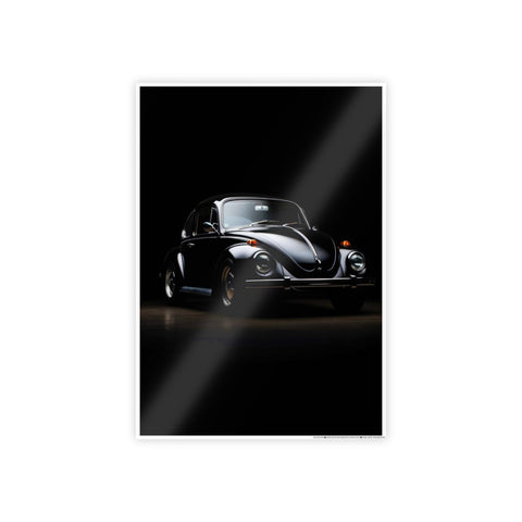 Classic Car Gloss Poster - Vintage Beetle Wall Art