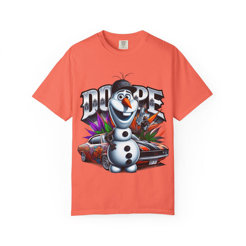 Dope Olaf Graphic T-Shirt for Disney Fans