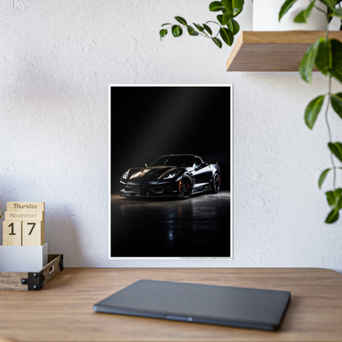 Glossy Car Poster | Stunning Sports Car Wall Art for Auto Enthusiasts