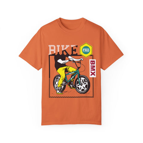 BMX Pro Unisex Garment-Dyed T-shirt - Perfect for Cycling Enthusiasts