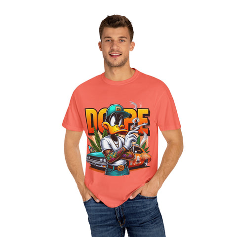 Dope Duck Graphic Unisex T-Shirt – Cool Casual Wear for Car Lovers & Street Style Enthusiasts