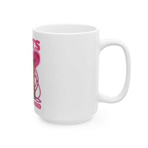 Boozy Cowgirl Ceramic Mug - Fun Drinkware for Western Lovers