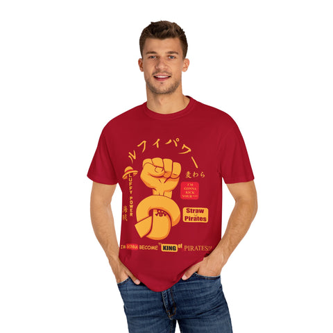 Unisex Luffy Power Graphic T-Shirt - King of Pirates Design