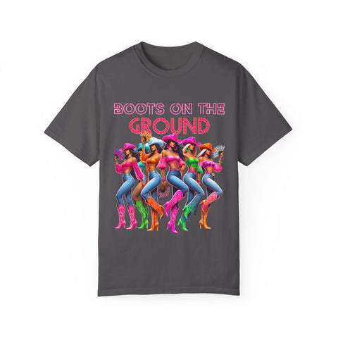 Boots on the Ground Unisex T-Shirt - Fun & Vibrant Graphic Tee for Fashion Lovers