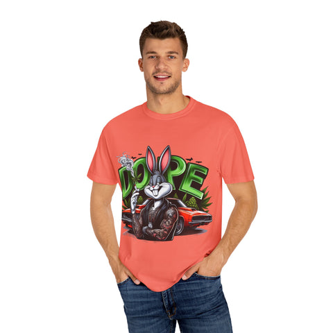 Cool Cartoon Bunny Graphic T-Shirt - DOPE Vintage Style
