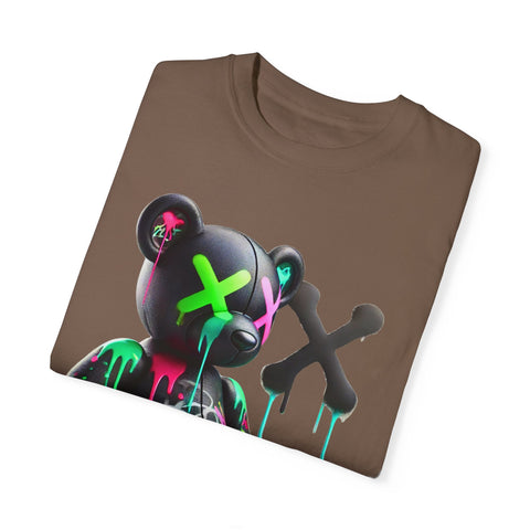 Graffiti Bear Unisex Garment-Dyed T-Shirt
