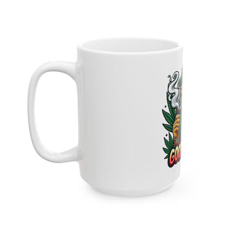 Good Vibes Lion Ceramic Mug - 11oz & 15oz - Perfect Gift for Coffee Lovers
