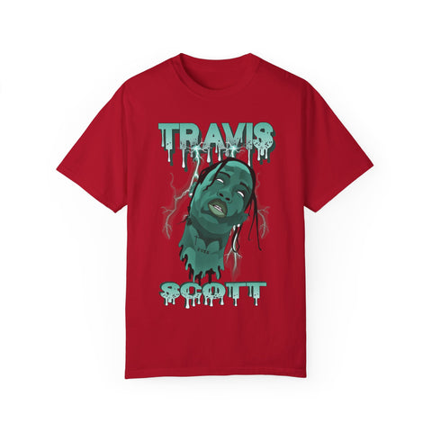 Unisex Travis Scott Dripping Graphic T-Shirt - Hip Hop Streetwear