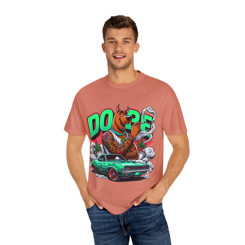 Dope Scooby-Doo Unisex T-Shirt - Vintage Car Design