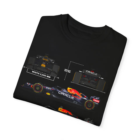 RB20 Racing Unisex Garment-Dyed T-shirt - Perfect for F1 Fans