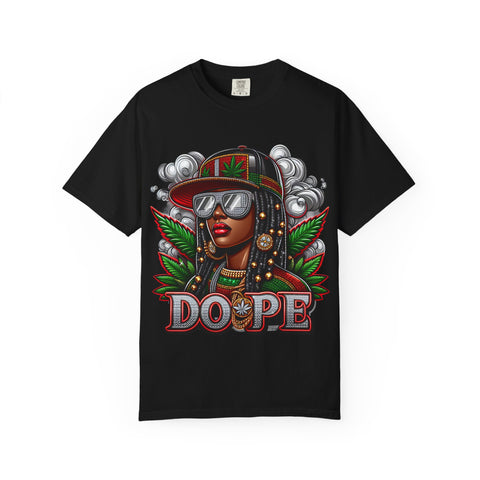 Dope Graphic Unisex Garment-Dyed T-Shirt – Stylish Cannabis-Inspired Tee for Everyday Wear