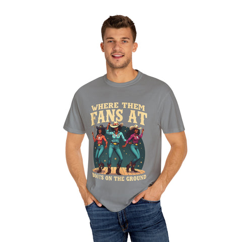 Where Them Fans At Graphic T-Shirt - Unisex Vintage Style Tee