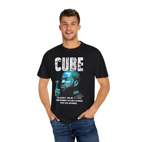 Vintage Cube Unisex Garment-Dyed T-Shirt | Retro Hip Hop Tee