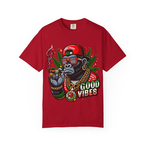 Good Vibes Gorilla Unisex T-Shirt – Fun & Relaxed Style for Chill Occasions