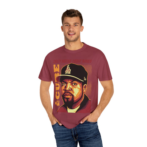 Unisex Garment-Dyed T-Shirt - 'Crazy Motha' Fucka' Named Ice Cube Graphic Tee