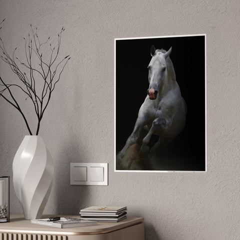 Elegant Horse Gloss Poster - Art Print for Home Décor