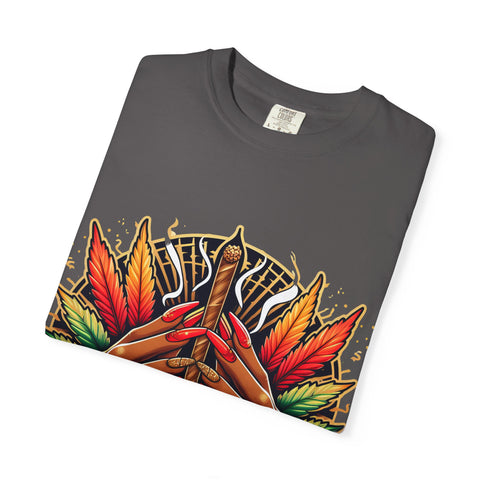 Bohemian Hand-Drawn T-Shirt for Nature Lovers