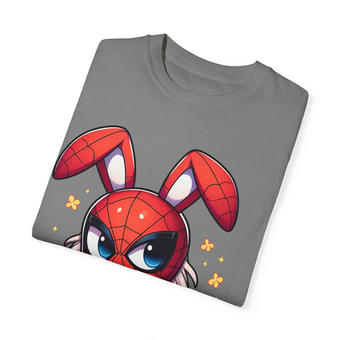 Easter Bunny Superhero T-Shirt - Unisex Garment-Dyed Tee