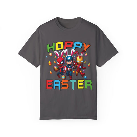 Hoppy Easter Unisex T-Shirt - Colorful Superhero Design