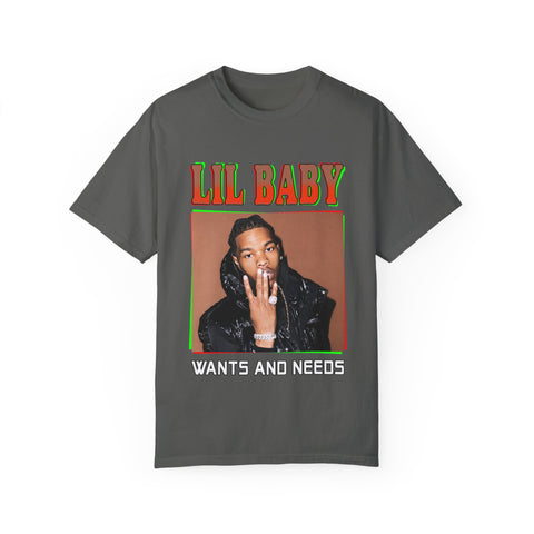 Unisex Lil Baby Graphic T-Shirt - Wants and Needs Collection