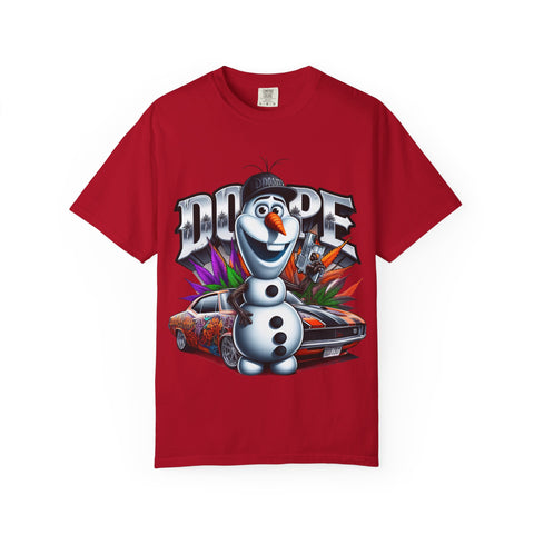 Dope Olaf Graphic T-Shirt for Disney Fans