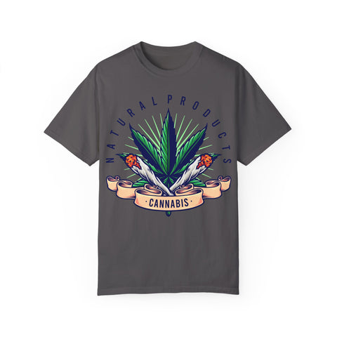 Cannabis Natural Products T-Shirt - Unisex Garment-Dyed Tee for Eco-Conscious Individuals