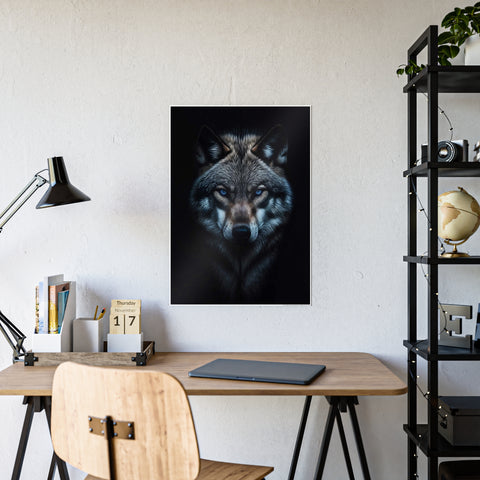 Majestic Wolf Gloss Poster | Stunning Wall Art for Nature Lovers