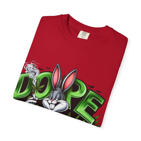 Cool Cartoon Bunny Graphic T-Shirt - DOPE Vintage Style