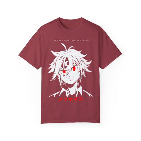 Anime-Inspired Unisex T-Shirt – 'You Can't Fool Your Own Heart' Design