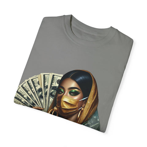 Stylish Woman with Money Graphic Unisex T-Shirt - Trendy Fashion Tee for Everyday Wear