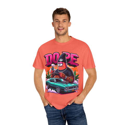 Cool Graphic T-Shirt - 'Dope' Vintage Cartoon Design