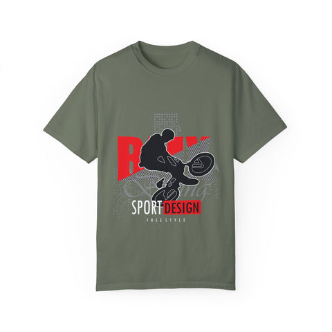 Freestyle BMX Unisex Garment-Dyed T-shirt