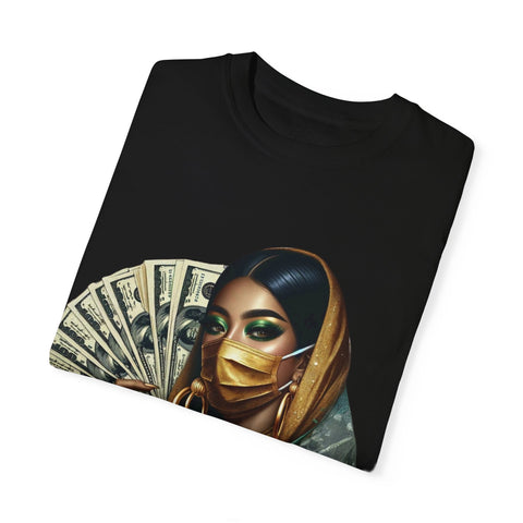 Stylish Woman with Money Graphic Unisex T-Shirt - Trendy Fashion Tee for Everyday Wear