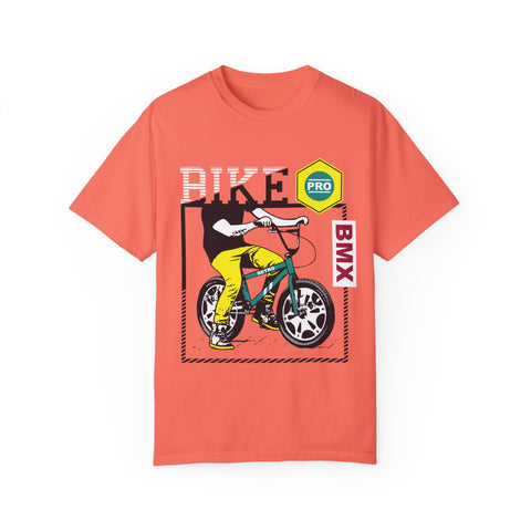 BMX Pro Unisex Garment-Dyed T-shirt - Perfect for Cycling Enthusiasts