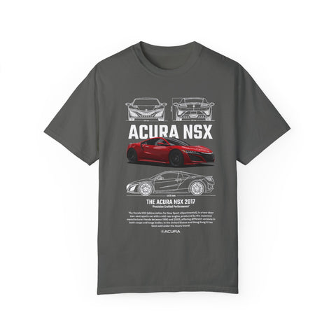 Acura NSX Unisex Garment-Dyed T-Shirt – Car Enthusiast Apparel for Auto Lovers
