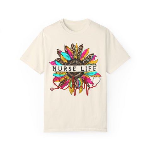 Nurse Life Unisex Garment-Dyed T-Shirt | Perfect Gift for Healthcare Heroes