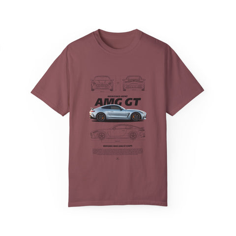Mercedes AMG GT Unisex Garment-Dyed T-Shirt - Car Enthusiast Apparel