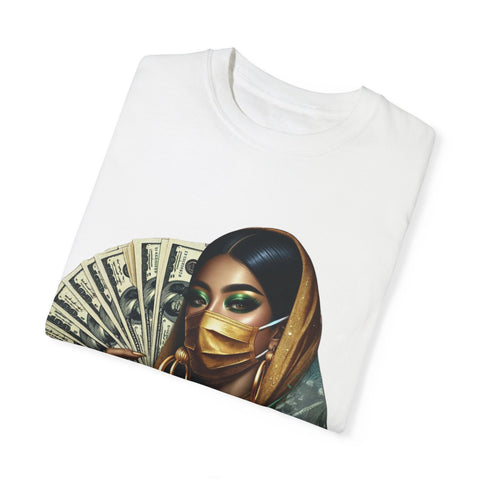 Stylish Woman with Money Graphic Unisex T-Shirt - Trendy Fashion Tee for Everyday Wear