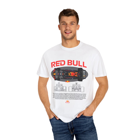 Unisex Red Bull Racing T-Shirt - Sporty Graphic Tee for Fans