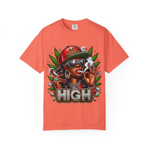 High Vibes Unisex Garment-Dyed T-shirt