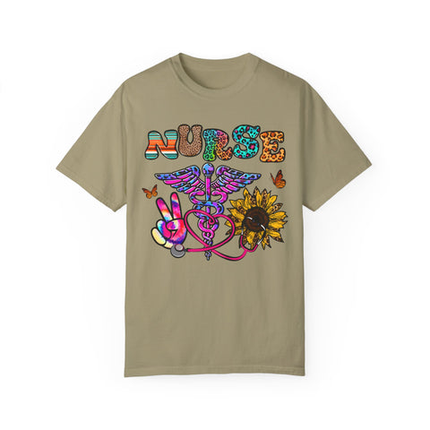 Colorful Nurse Graphic T-Shirt – Perfect for Healthcare Heroes