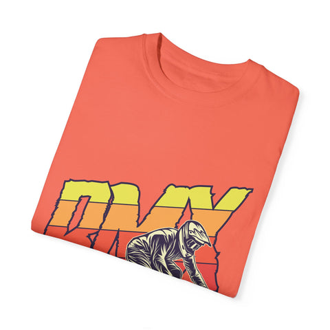 BMX Rider Unisex Garment-Dyed T-Shirt | Retro Cycling Style