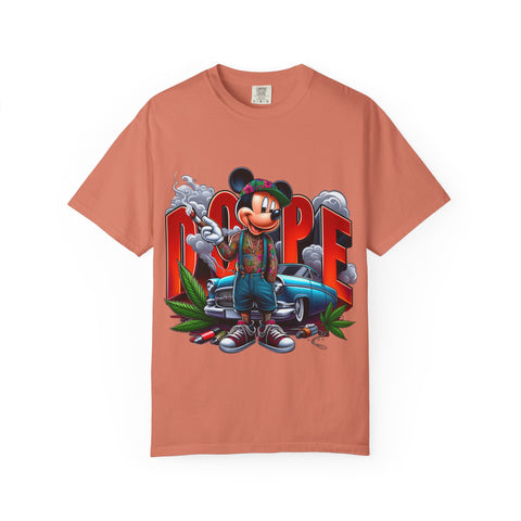 Dope Mickey Mouse Unisex Garment-Dyed T-shirt