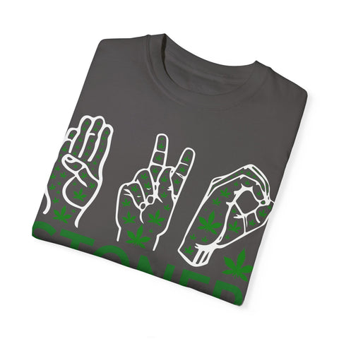Unisex Stoner T-Shirt - Stylish Garment-Dyed Tee for Chill Vibes