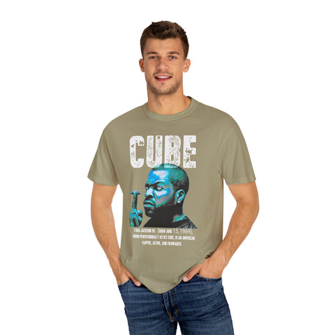 Vintage Cube Unisex Garment-Dyed T-Shirt | Retro Hip Hop Tee